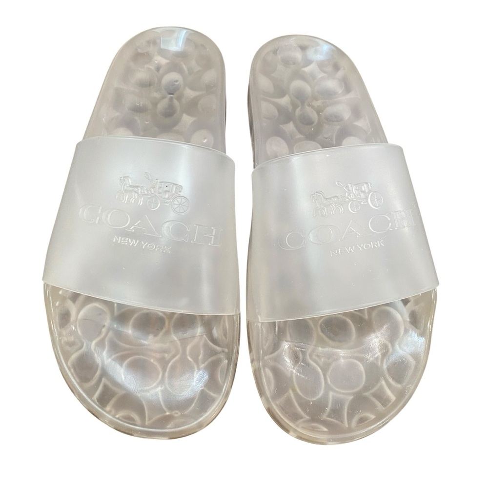 Coach Womens Ulyssa Slides Clear